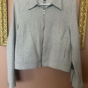 Banana Republic Textured Gray Blazer